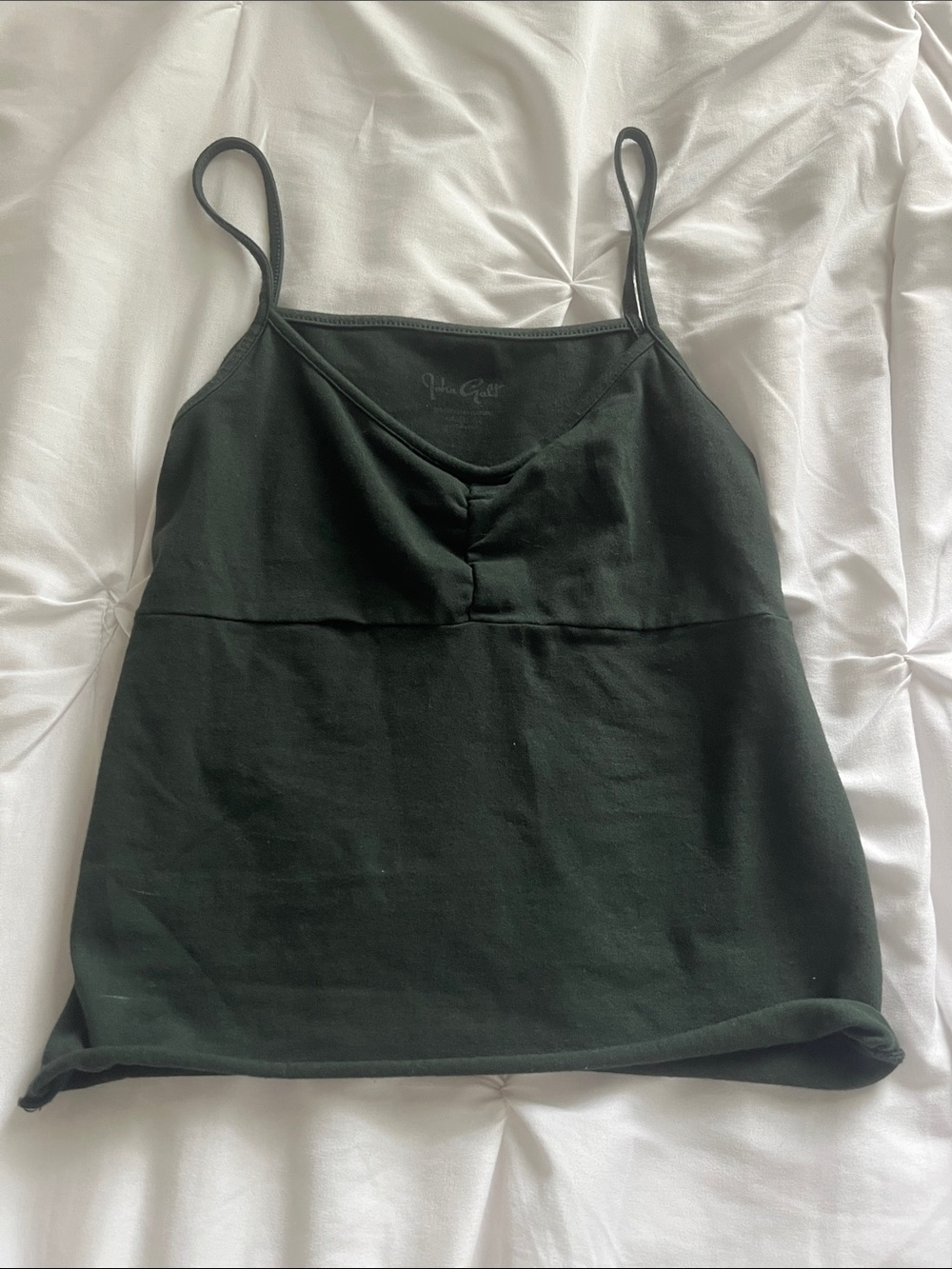 Brandy Melville Dark Green Spaghetti Strap Cami